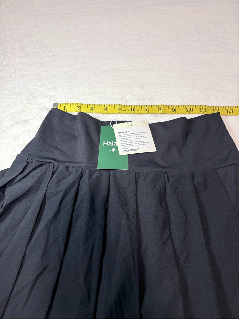 Halara Breezeful Pleated 2-in-1 Mesh Skirt Leggings NWT Size Large Quick Dry - Picture 11 of 13